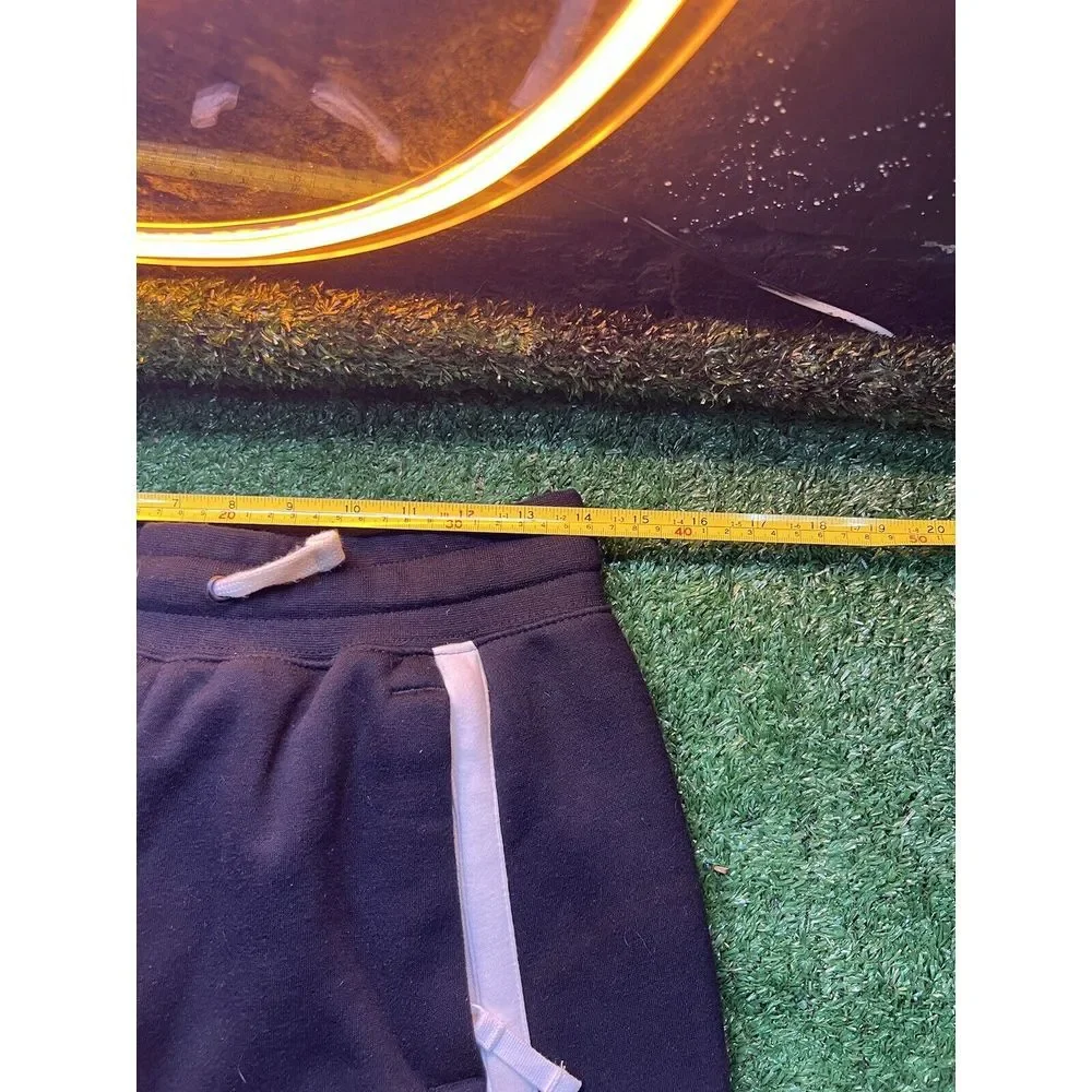 Vintage Nike‎ Y2K Black Running Sweatpants Joggers Mens Size Small Big Logo